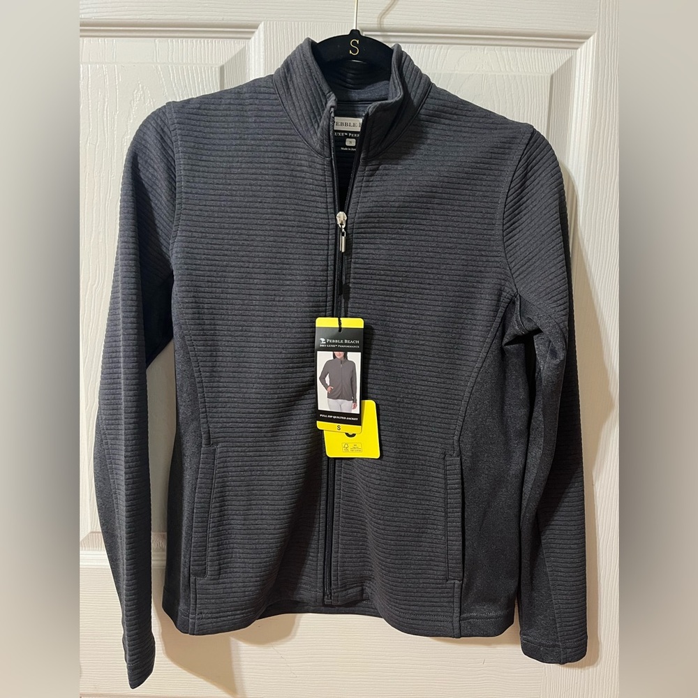 NWT Pebble Beach Zip Up Size Small